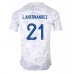 Cheap France Lucas Hernandez #21 Away Football Shirt World Cup 2022 Short Sleeve